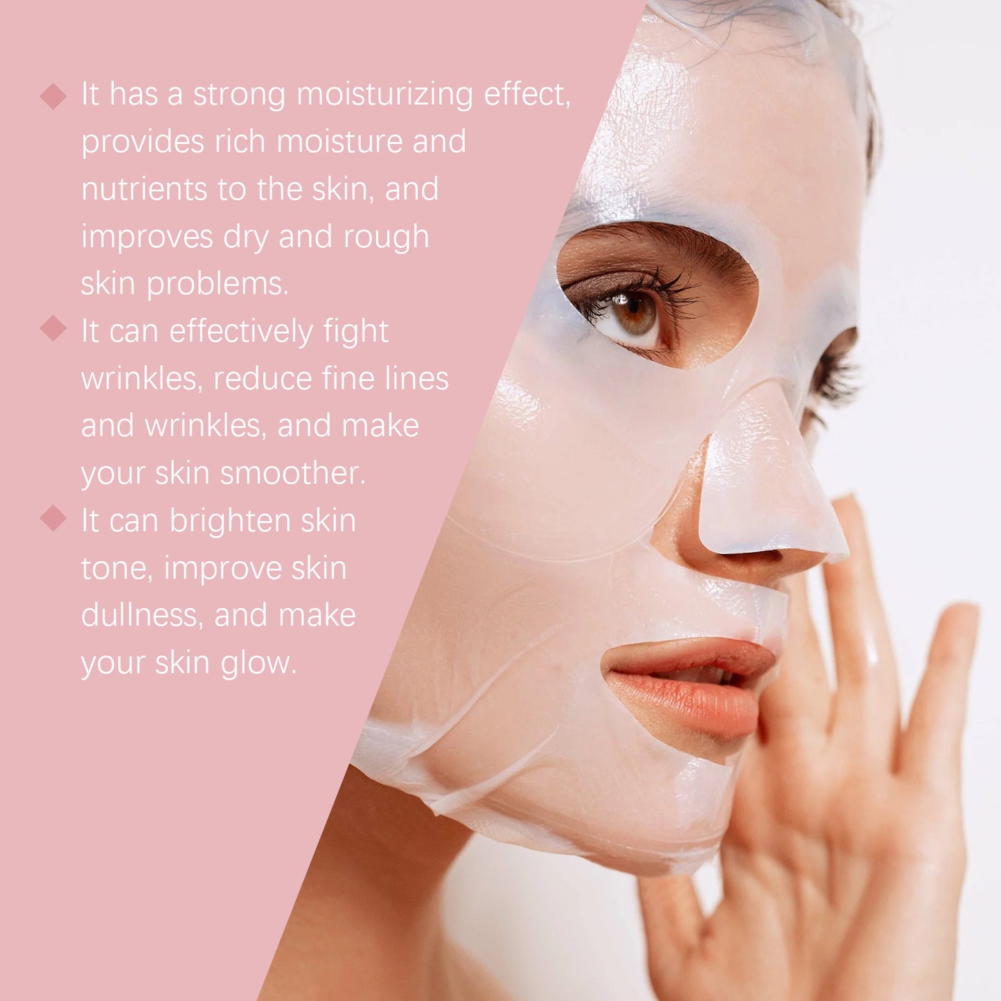 Hoygi Collagen Face Mask | 3-in-1 Deep Moisturizing, Anti-Wrinkle & Hydrating Skin Treatment