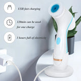 Facial Spa System - Rechargeable Spin Brush Set for Deep Cleaning - MyHabun