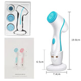 Facial Spa System - Rechargeable Spin Brush Set for Deep Cleaning - MyHabun