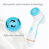 Facial Spa System - Rechargeable Spin Brush Set for Deep Cleaning - MyHabun