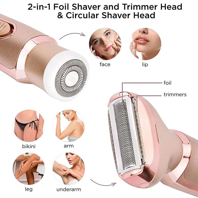 Professional 2-in-1 Women's Epilator and Razor