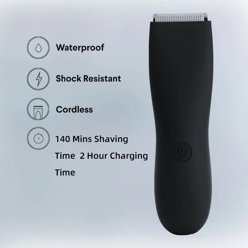 Men's Groin Hair Trimmer - Waterproof and Versatile - MyHabun