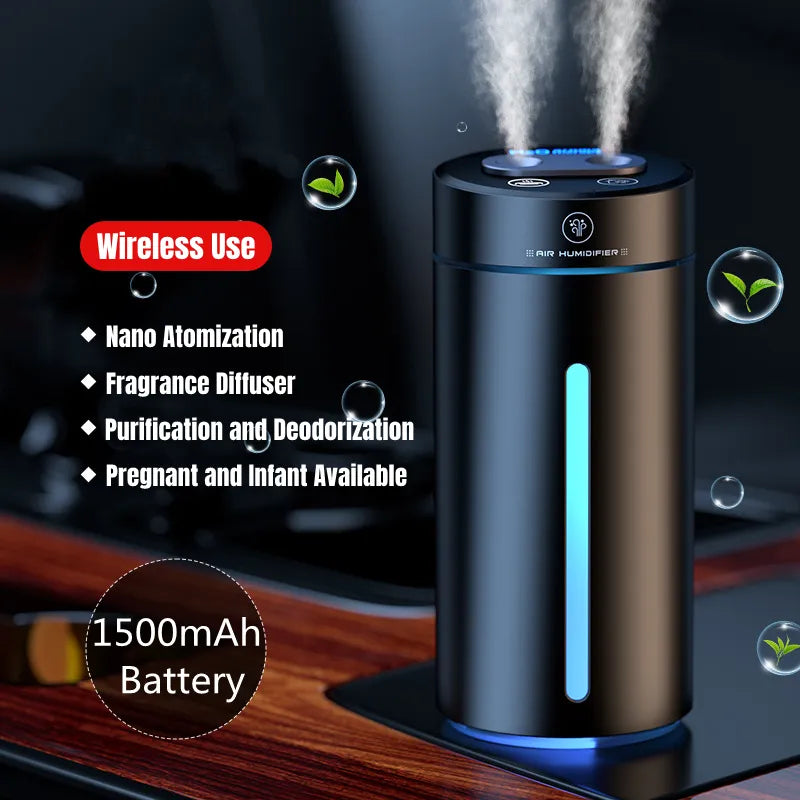 Double Spray Car Air Humidifier - MyHabun