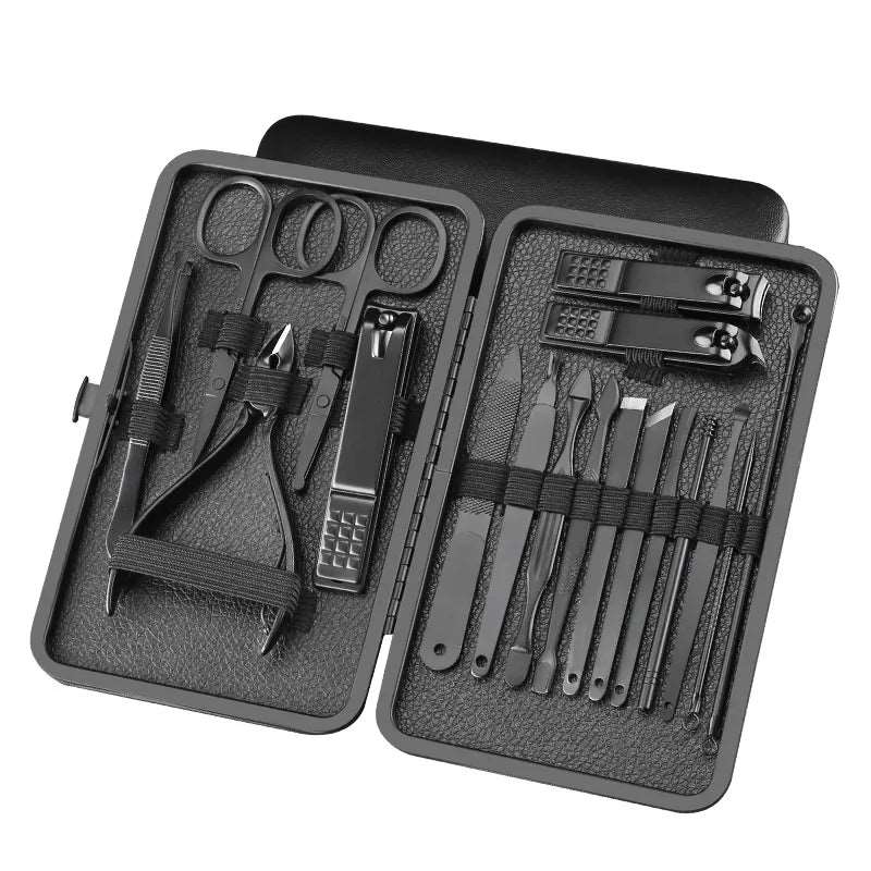 Classic Black Nail Clipper Set