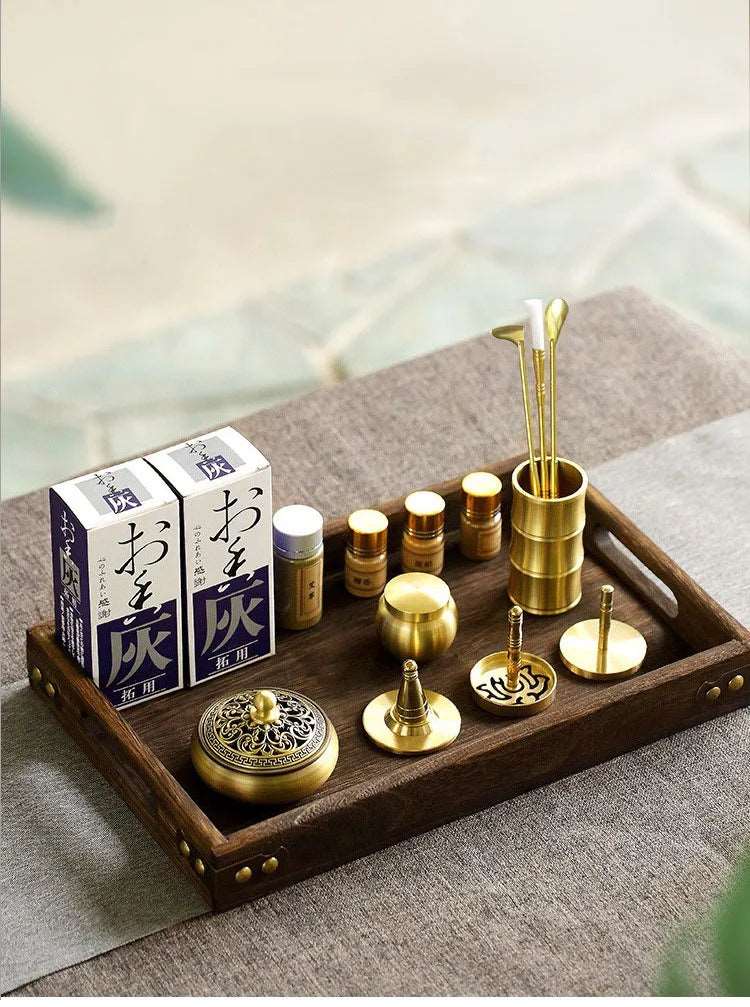 Brass Incense Burner Kit - DIY Aromatherapy Set