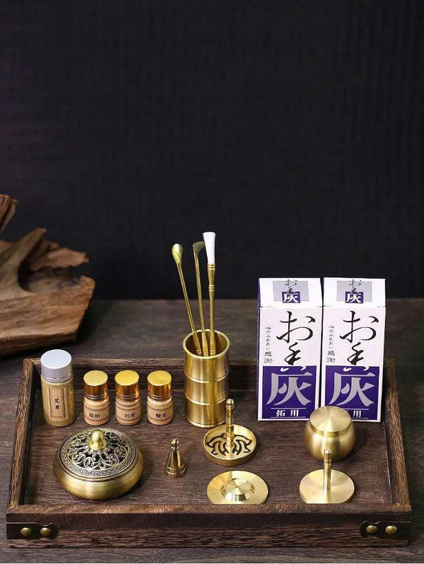 Brass Incense Burner Kit - DIY Aromatherapy Set