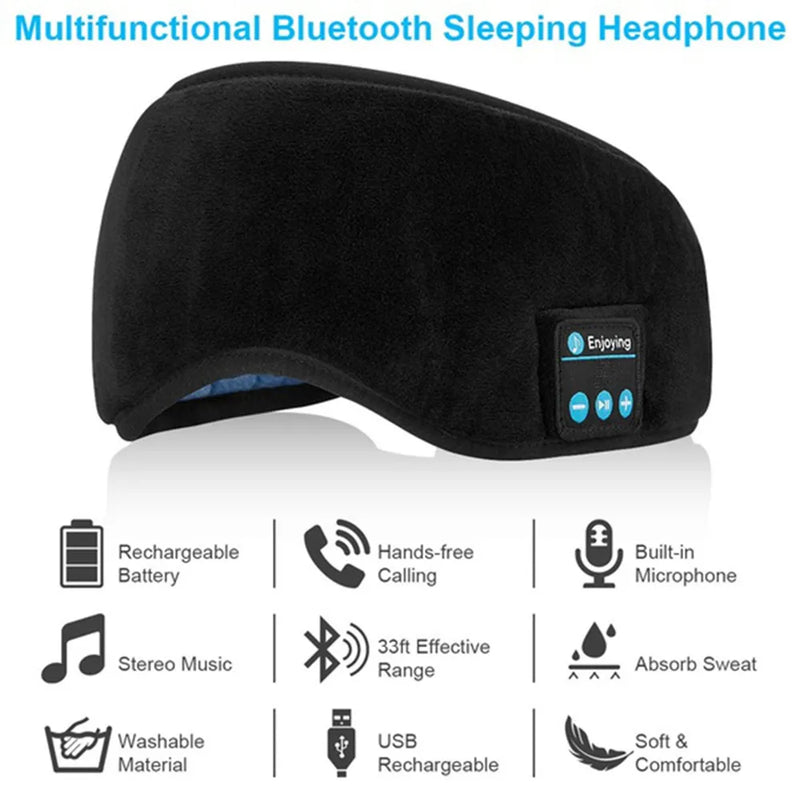 Wireless Bluetooth Eye Mask with Stereo Headset - MyHabun