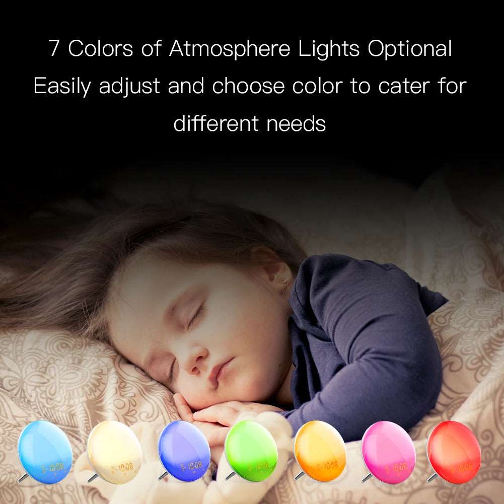 Smart Sunrise Alarm Clock with Voice Control