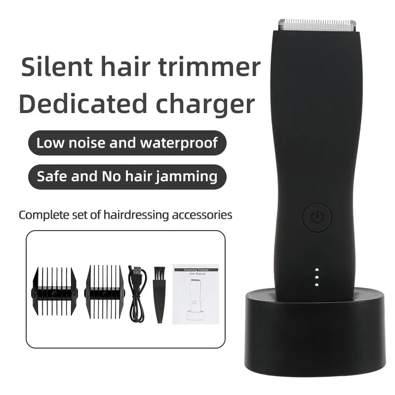 Men's Groin Hair Trimmer - Waterproof and Versatile - MyHabun