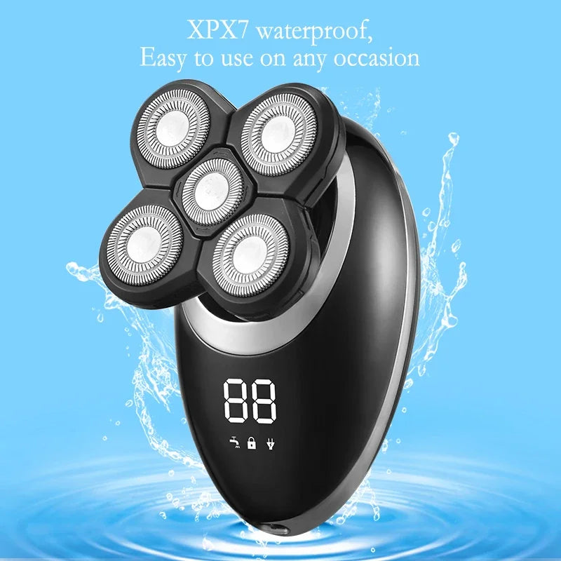 LCD Electric Shaver - Waterproof Grooming Kit - MyHabun