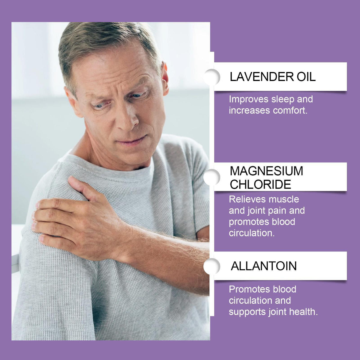Ouhuo Magnesium Body Milk | Daily Massage Lotion for Joint & Muscle Discomfort Relief
