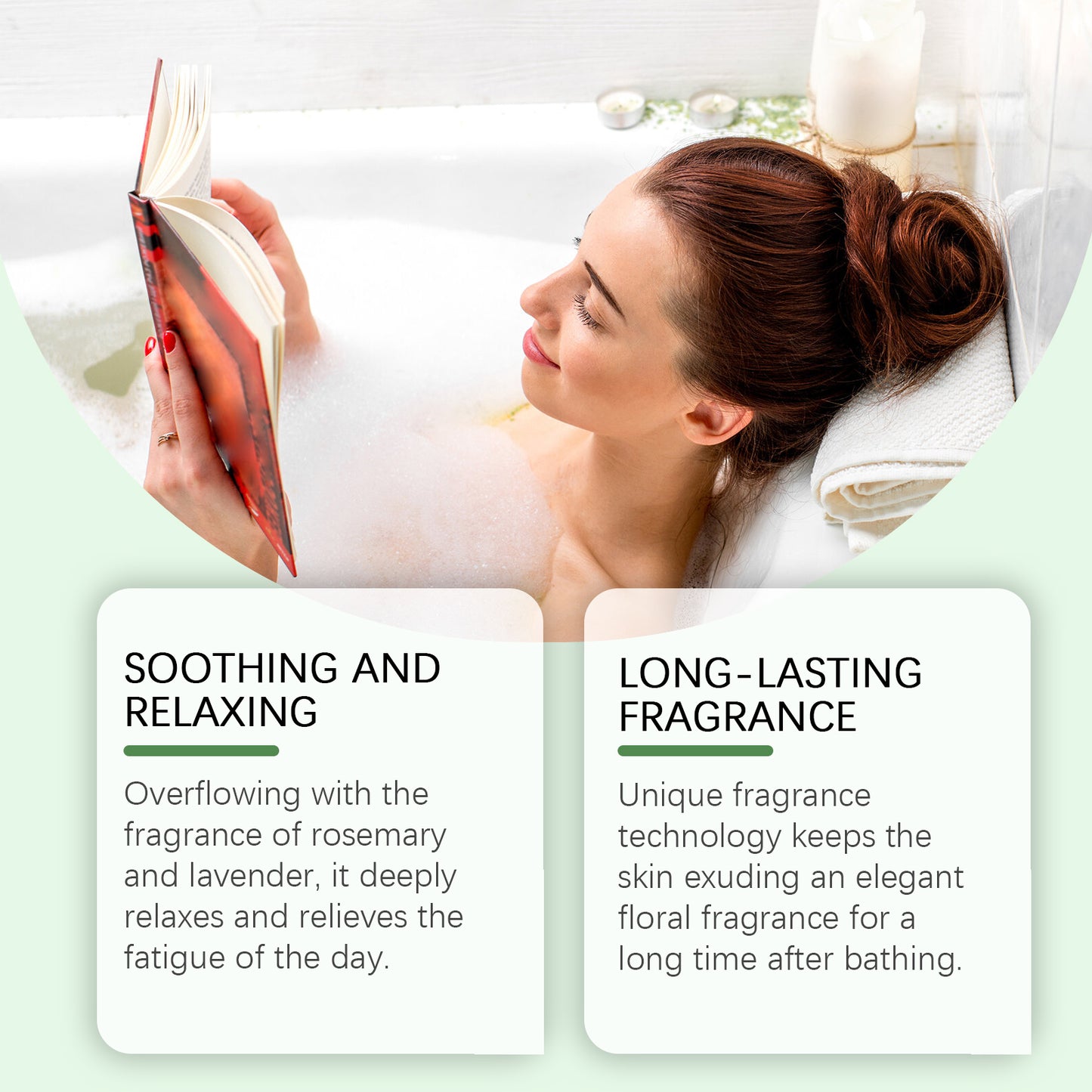 OceAura Shower Bath Bomb Ball – Moisturizing Plant-Scented Body Cleanser with Colorful Fizzing Fragrance